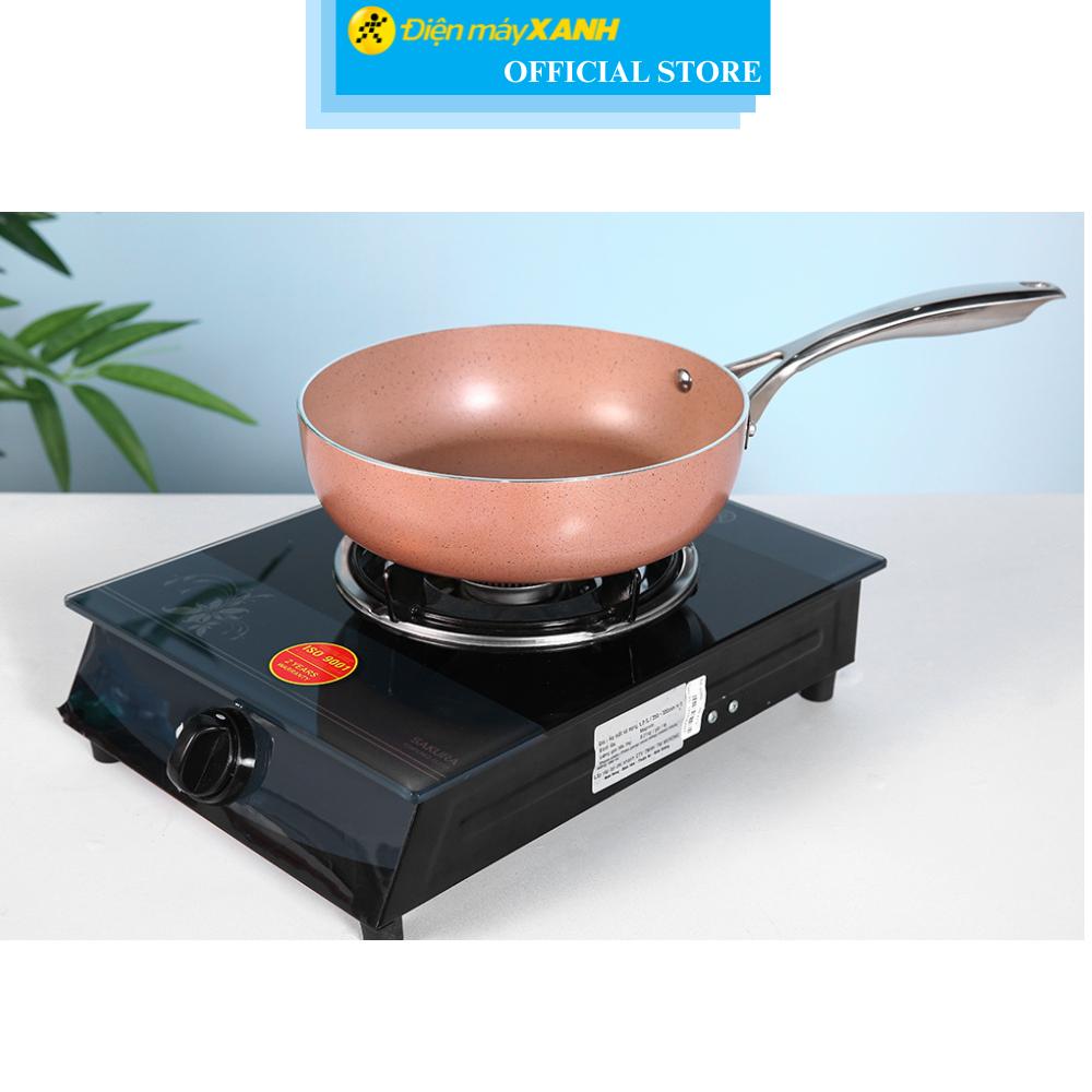 Chảo nhôm sâu chống dính vân đá đáy từ 24 cm Elmich EL-5741MN - Hàng Chính Hãng