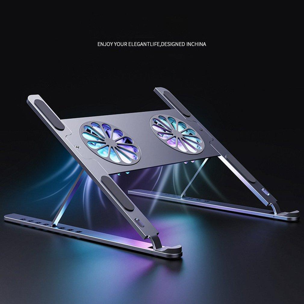 Nhôm Có Thể Điều Chỉnh Giá Đỡ Laptop Cho Máy Tính Macbook PC Máy Tính Bảng Laptop Đứng Làm Mát Miếng Lót Laptop Giá Đỡ Đế
