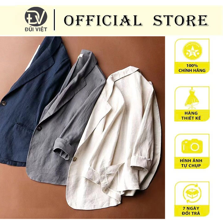 Blazer nữ dáng tay lỡ điệu đà, nhẹ nhàng, phong cách Hàn Quốc Bz11