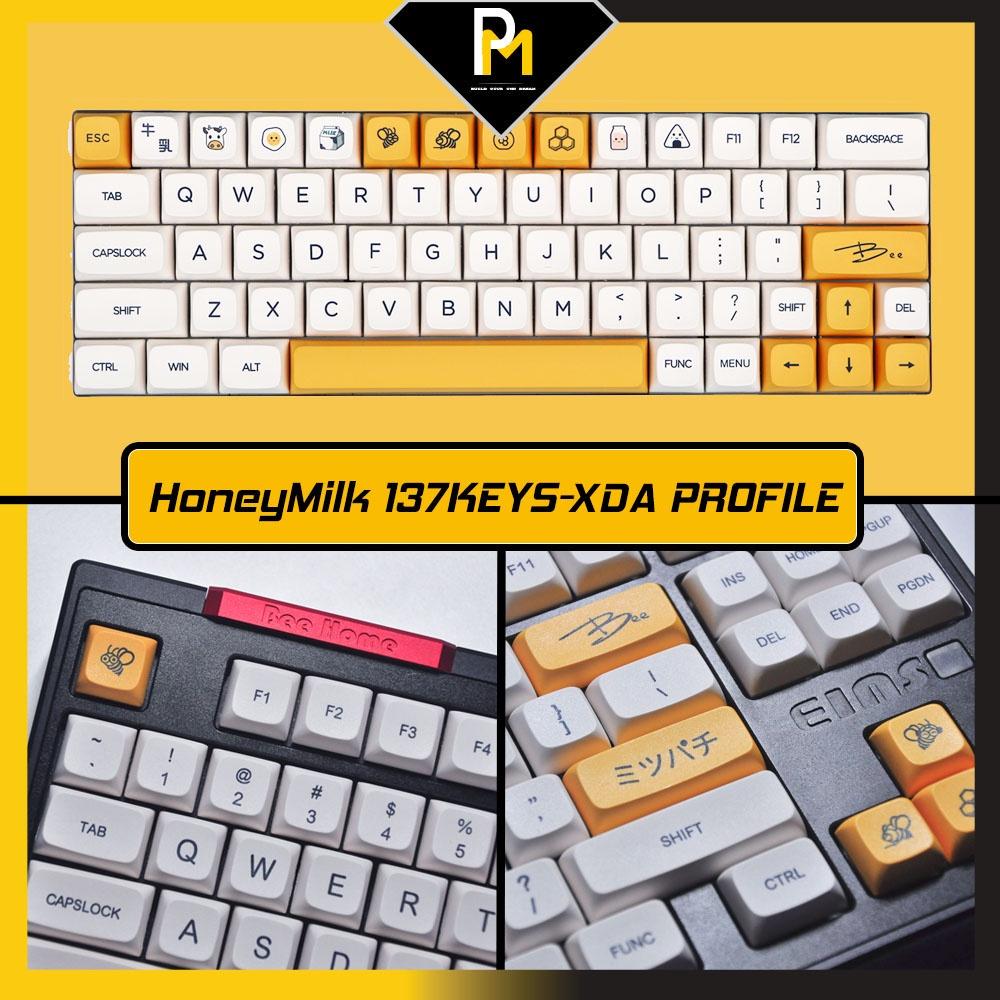 Keycap PBT XDA UNIFORM profile tổng hợp các mẫu dùng cho bàn phím cơ