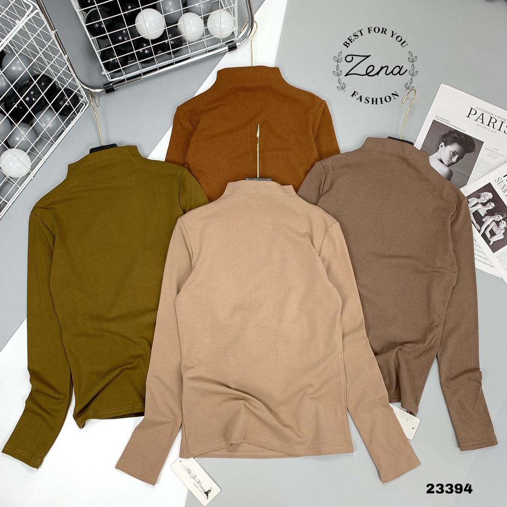 23394	A23394-Áo cotton c.leo trơn TK
