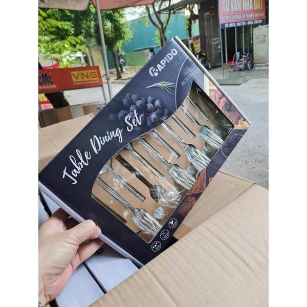 Bộ thìa dĩa Santo 12 món sang trọng- hàng chính hãng