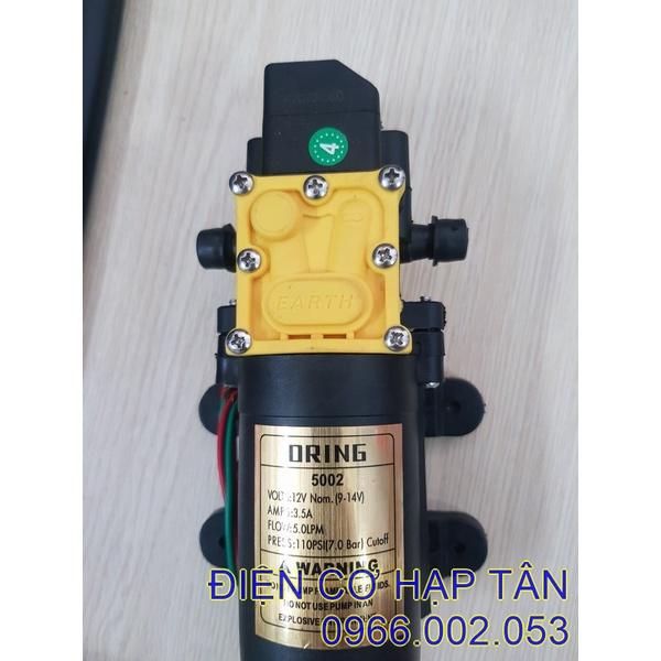 MÁY BƠM TĂNG ÁP -12V LƯU LƯỢNG 5L/phút -ứng dụng làm bộ rửa xe phun sương tưới cây tưới lan