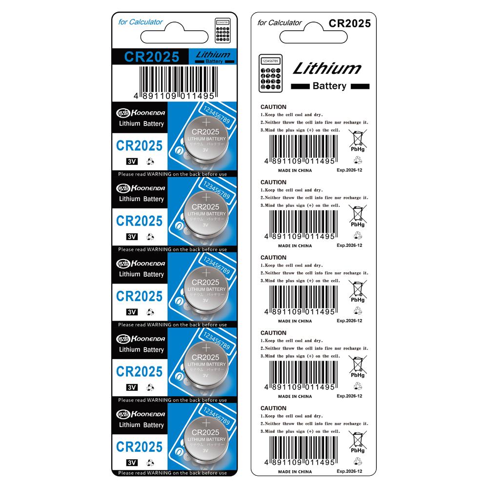10 Chiếc 160MAh CR2025 Đồng Xu Tế Bào Pin 2025 DL2025 BR2025 LM2025 3V Lithium Pin Nút Dành Cho Đồng Hồ điều Khiển Từ Xa Máy Tính