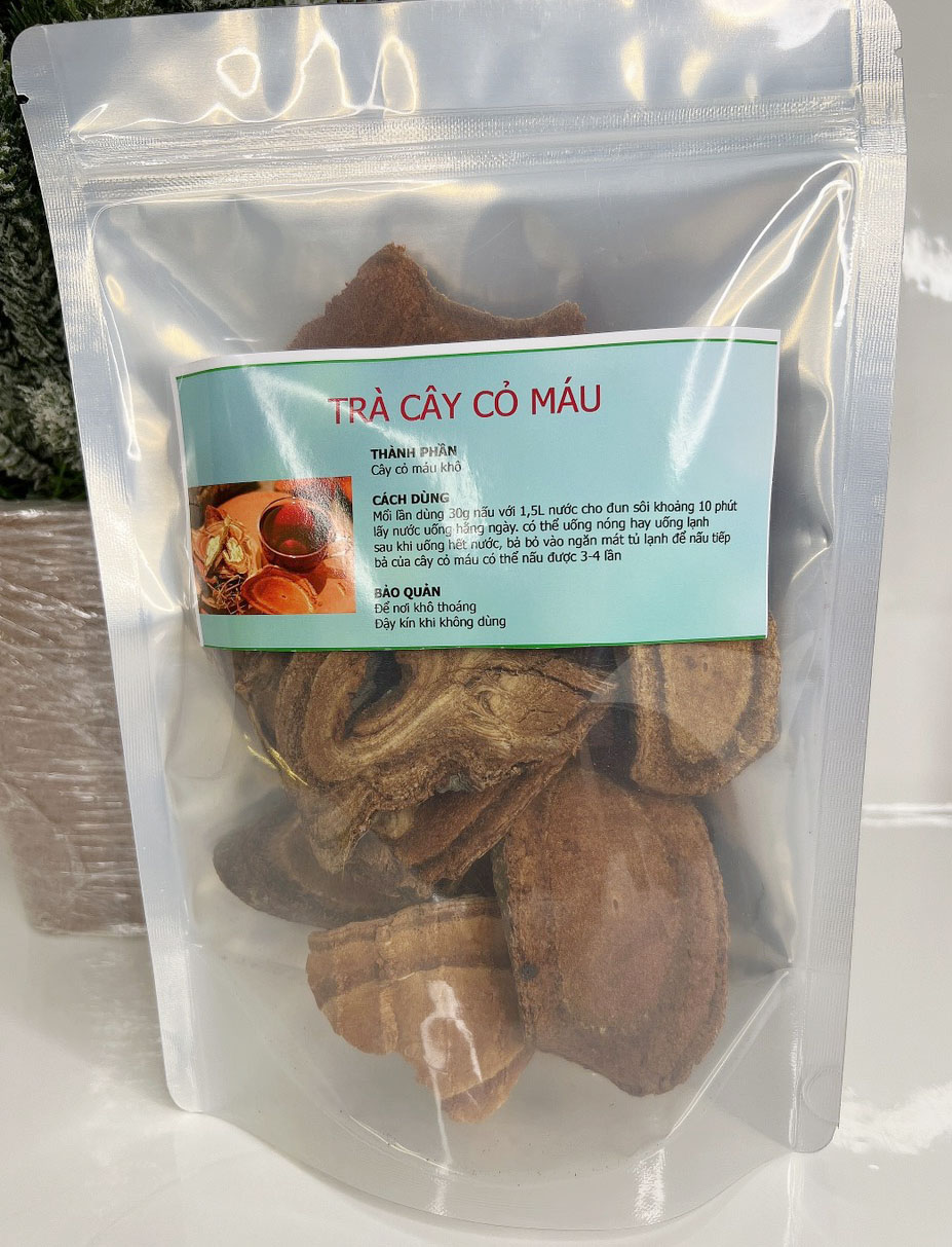 Trà cây cỏ máu ( Cây Cỏ máu khô)  - Cỏ máu quảng bình lát to và đậm nước - Gói 1kg