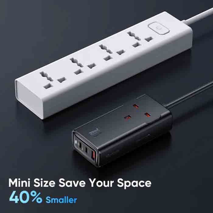 Bộ Sạc Nhanh Mcdodo 4 in 1 70W GaN Light Protection Power Strip (Chân UK) (Hàng chính hãng)