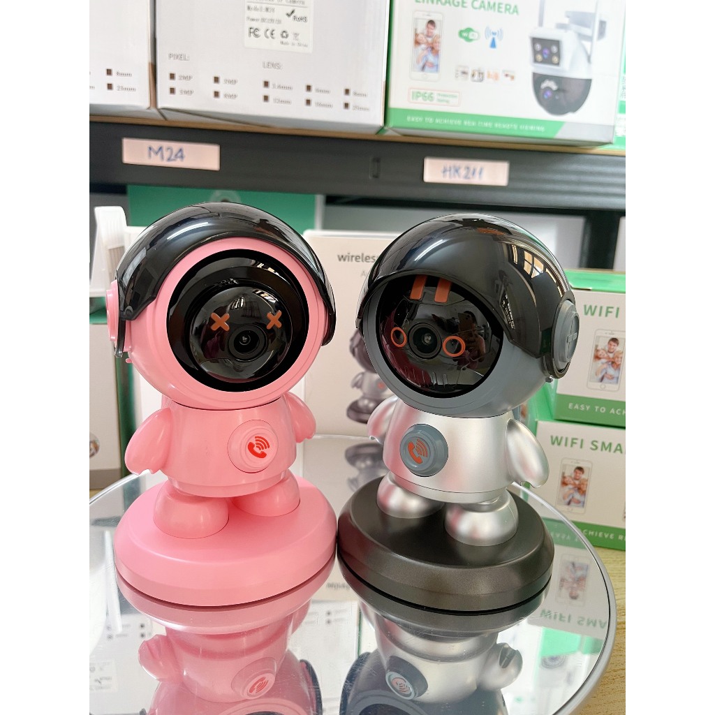 Camera WIFI iCam ROBOT PHI HÀNH GIA A5 - Thiết Kế Mới - Có Tính Năng Nghe Gọi Trực Tiếp - Hàng nhập khẩu