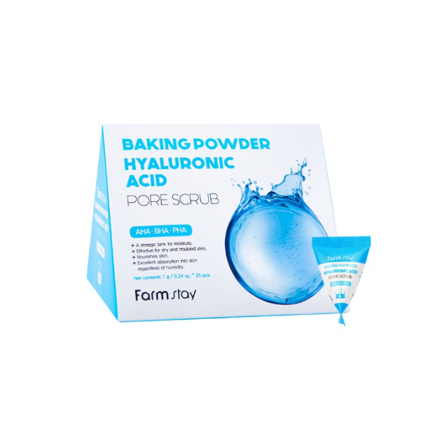 Muối Hyaluronic Acid Tẩy Tế Bào Chết &amp; Làm Sạch Lỗ Chân Lông _ Baking Powder Hyaluronic Acid Pore Scrub