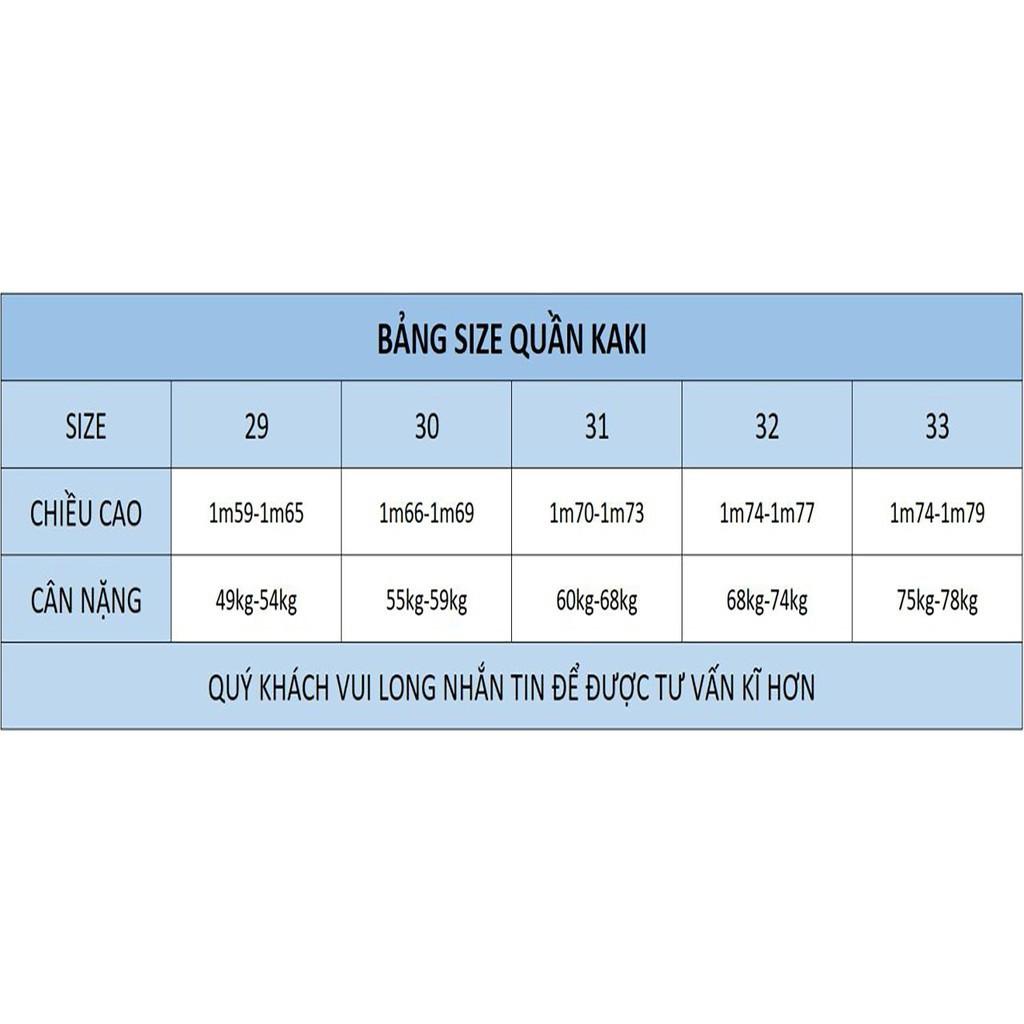 Quần Kaki Nam Chất Siêu Nhẹ Kiểu Dáng Hiện Đại Phong Cách ZERO