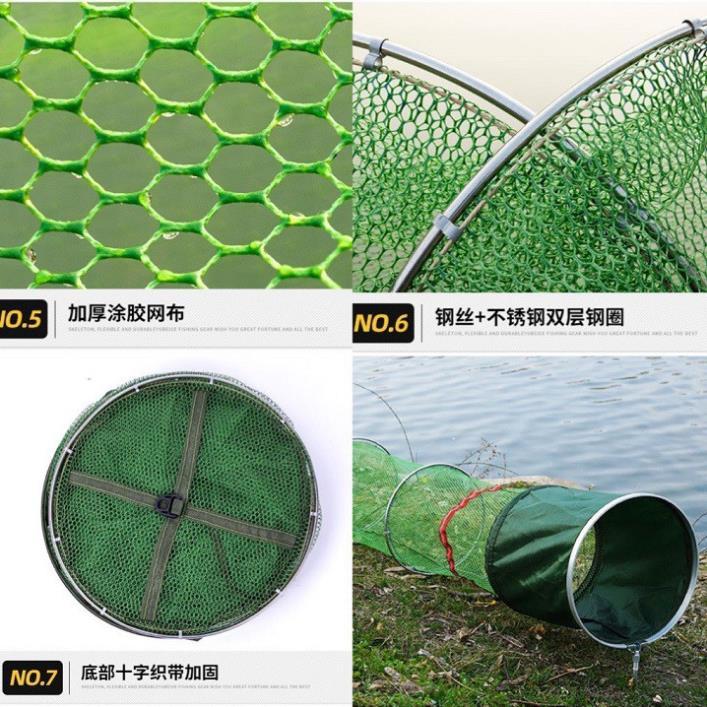 Giỏ đựng cá Rọng đựng cá khung kim loại siêu bền cao cấp GC10