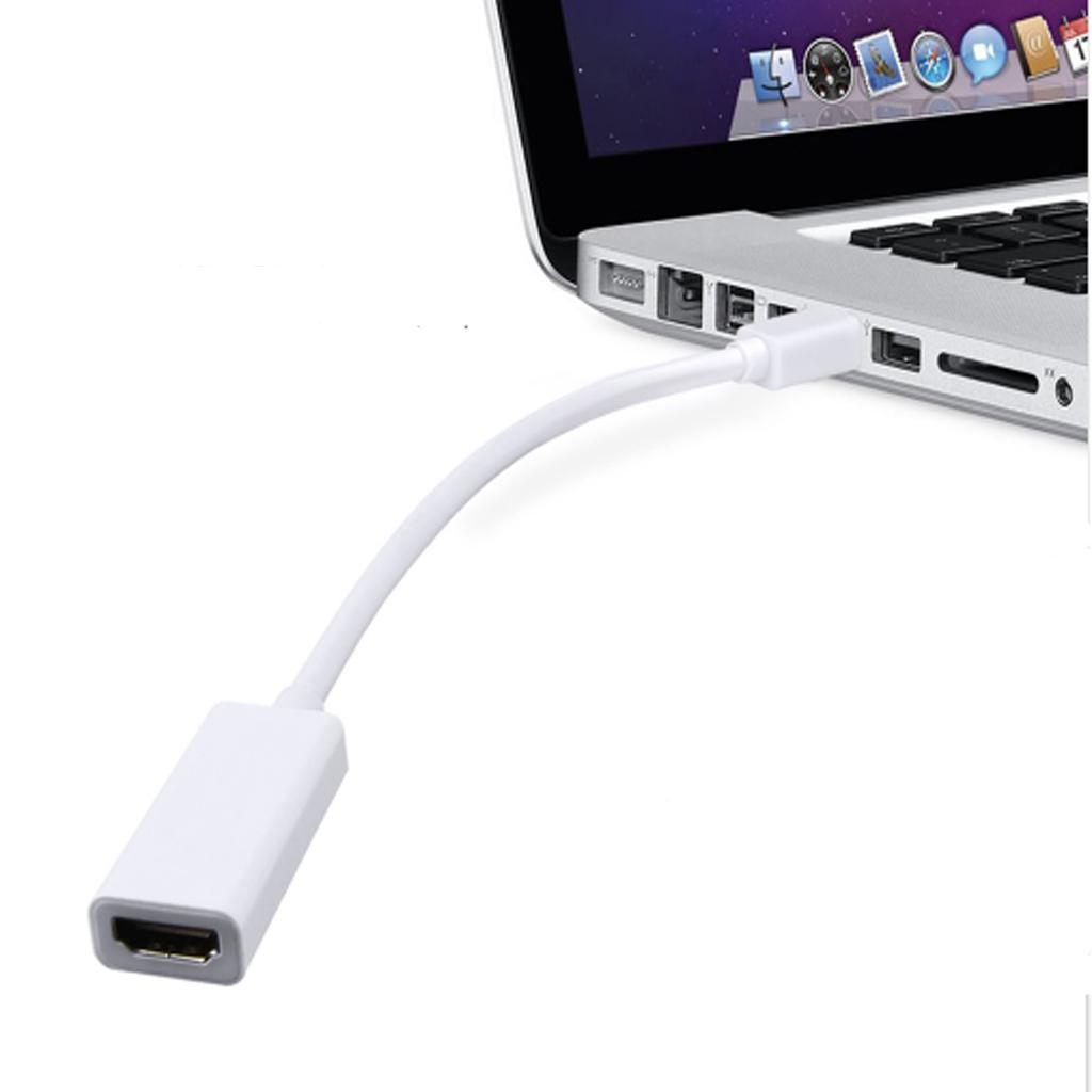 1080P Mini DisplayPort To HDMI HDTV Male To Female Converter W/ 6inch Cable