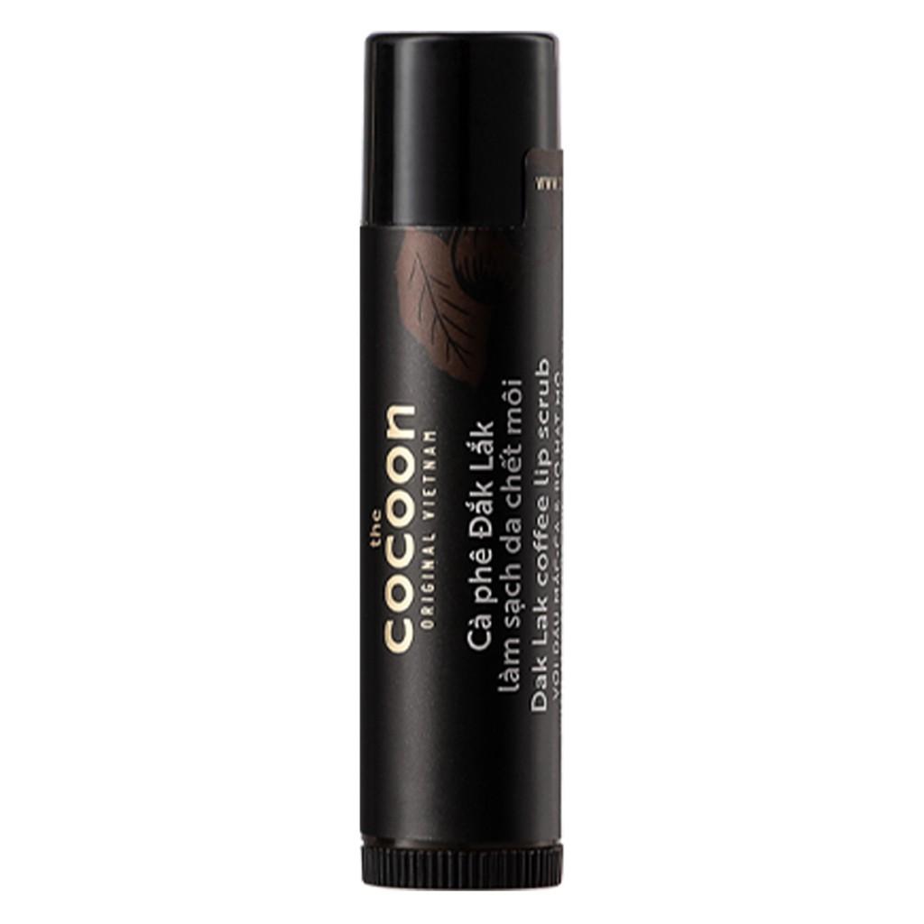 Tẩy da chết môi cà phê Đắk Lắk COCOON mềm môi hồng môi Dak Lak Coffee Lip Scrub COCN10 5g