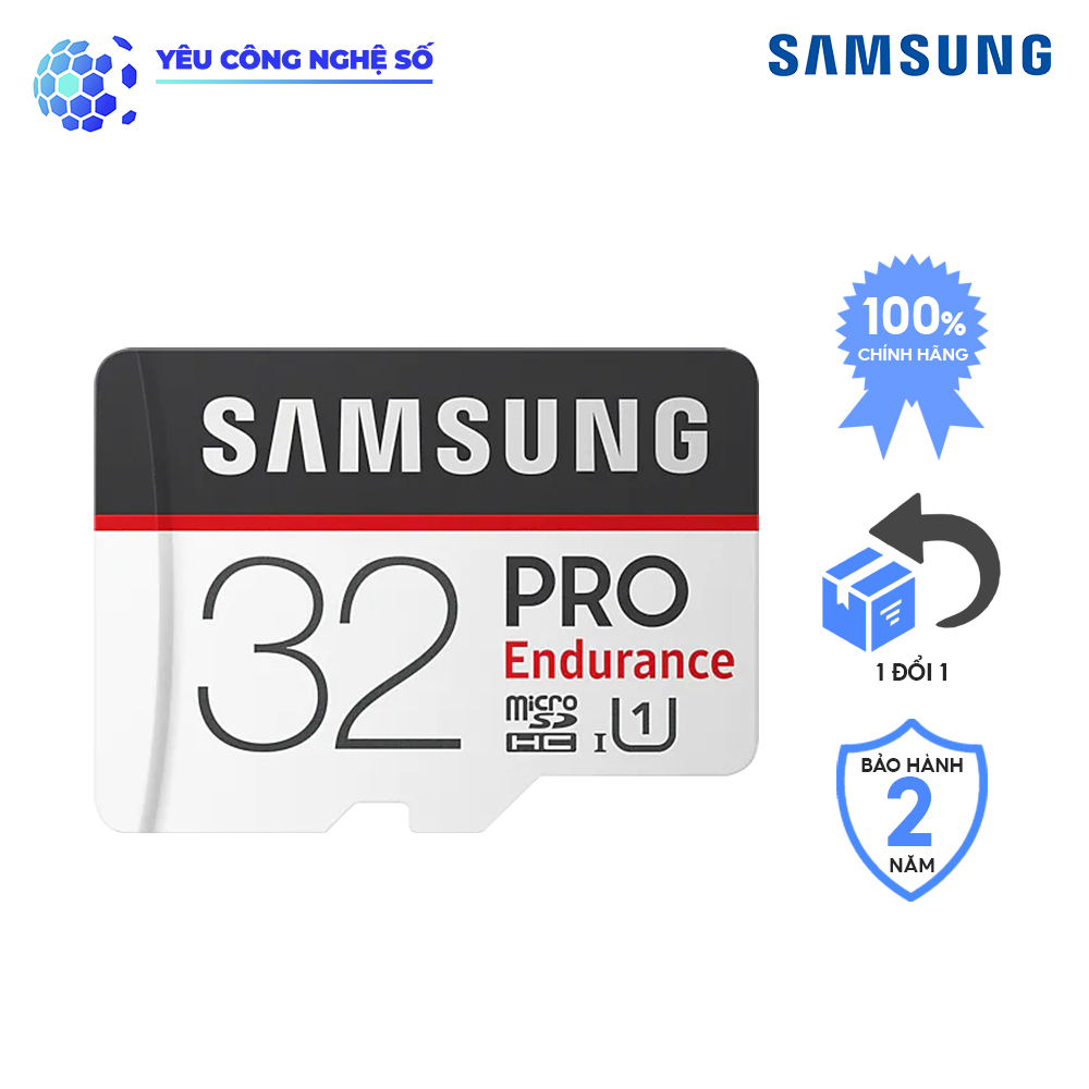 Thẻ nhớ MicroSD Samsung PRO Endurance - Hàng Chính Hãng