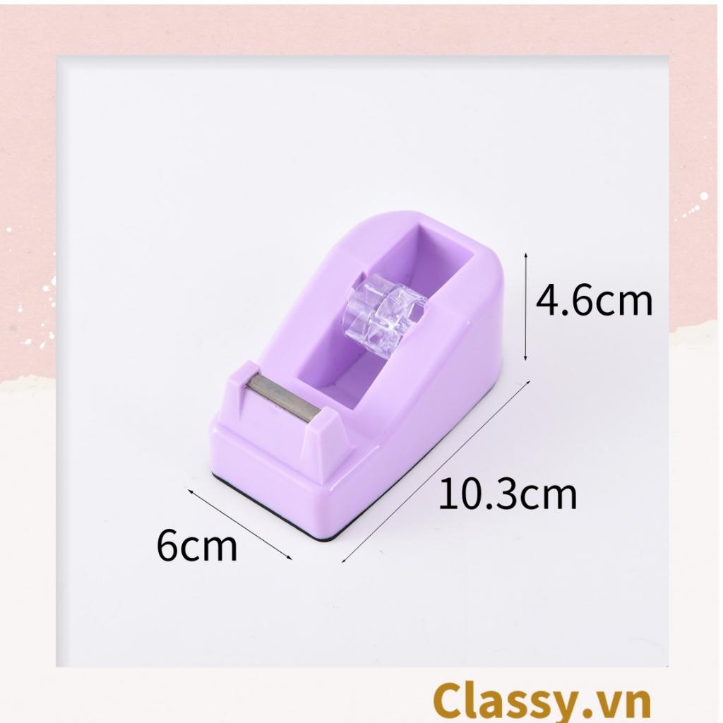 Bàn Cắt Băng Keo Để Bàn, Dùng Cho Băng Keo nhỏ 1Cm - 5Cm màu pastel PK1707