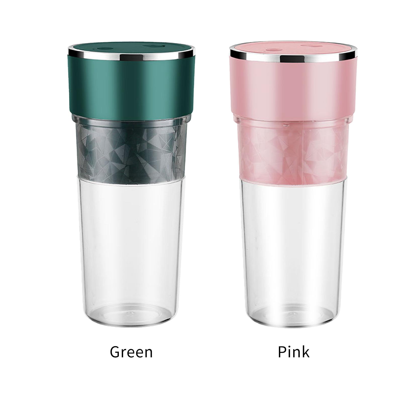 400ML Juicer Cup Smoothie and Shakes Blender Fruit Mixer Mini Portable Mixer Cup USB Rechargeable Fruit Blender Cup