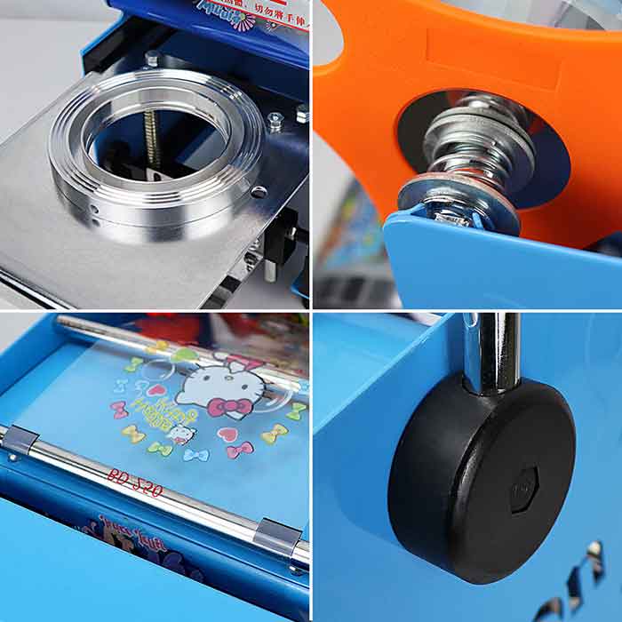 Máy Dập Nắp Cốc, Máy Ép Miệng Ly, Máy Ép Miệng Cốc Trà Sữa ETON - D7 - Hàng chính hãng