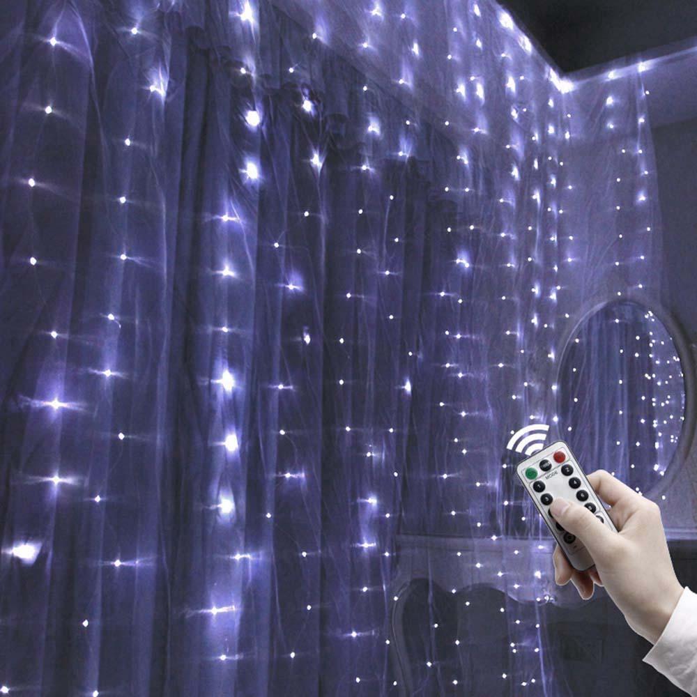 Rèm Tiệc Cưới 200LED Fairy Light USB String Light