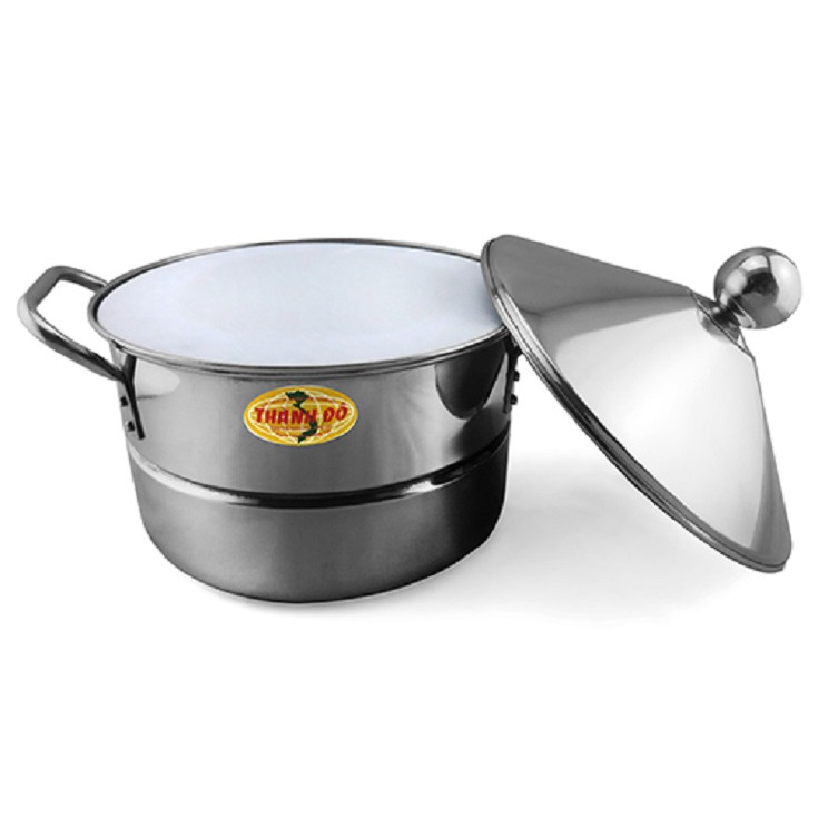 Nồi Bánh Cuốn Đa Đăng Thành Đô Đường Kính 28cm Thay Thế Xửng Hấp, Nồi Hấp, Bộ Nồi Hấp ,Nồi Inox 304, Nồi Nấu Xôi, Nồi inox - Nồi Bánh Cuốn Chứa Được 11 lít