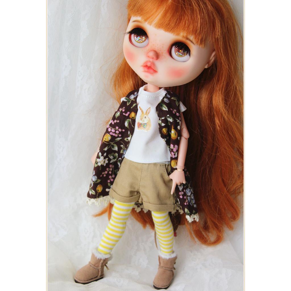 8 Colors Available Winter Leggings Trousers for 1/6 Blythe 12inch DOD LUTS Dress Up Accessories