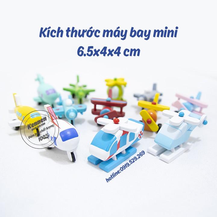 Máy bay gỗ Xuất Nhật cao cấp bộ 12 chiếc