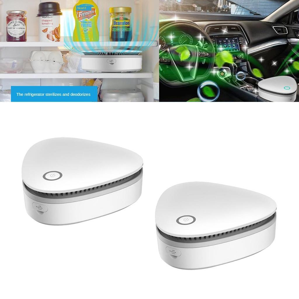 2Pcs Mini Air Purifier Ozone Generator Ozone Machine Ozonizer Odor Removal