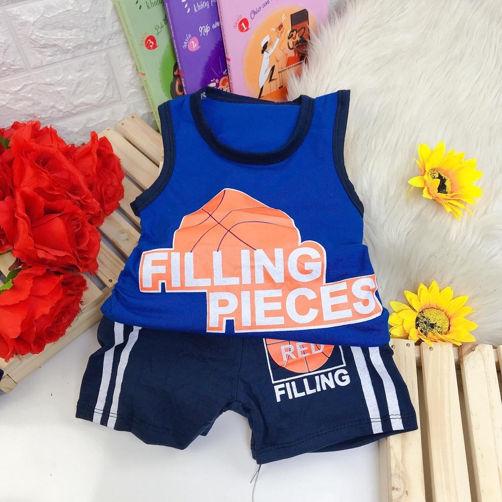 Bộ thể thao ba lỗ Chất liệu cotton co giãn 4 chiều