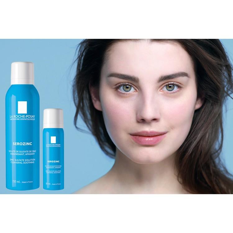 Nước xịt khoáng La Roche-Posay giúp làm sạch &amp; làm dịu da Serozinc 50ml-150ml-300ml