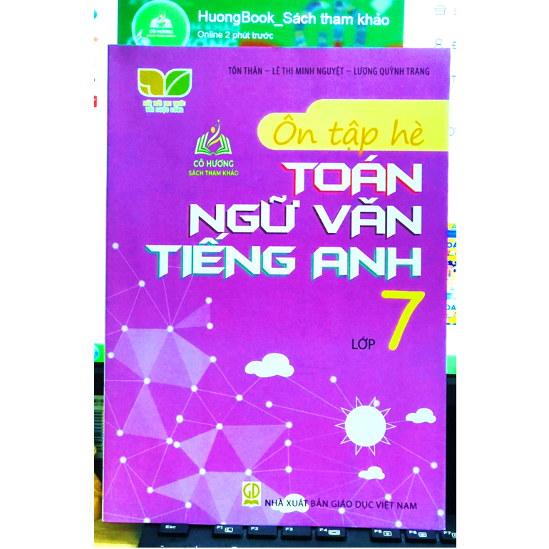 Sách - Ôn tập hè Toán - Ngữ Văn - Tiếng Anh lớp 6