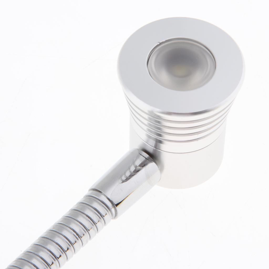 12V 2W Boat LED Reading Lights Gooseneck Interior Desk Lamp