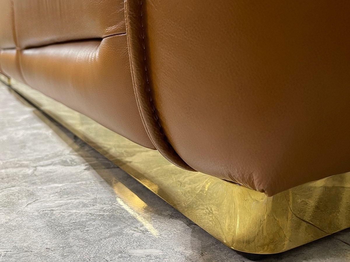 Sofa chỉnh điện 100% da bò Italy Juno sofa màu nâu SFBDCT02 2m7 hàng cao cấp chuẩn da bò nhập khẩu Ý