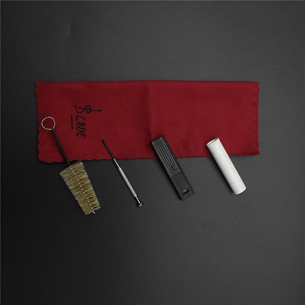 5-in-1 Cleaning Kit for Flute Clarinet Saxophone Woodwind Instruments