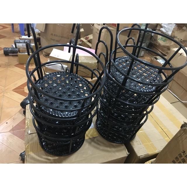 Giỏ sắt treo chậu hoa ban công - Sơn tĩnh điện