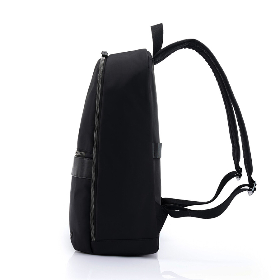 Balo laptop Mobile Solution Eco Essential V2 SAMSONITE - MỸ  Vải nylon với viền vinyl cao cấp và lớp phủ chống nước Dây đeo vai có đệm và có thể điều chỉnh linh hoạt Đai gài cần đẩy vali