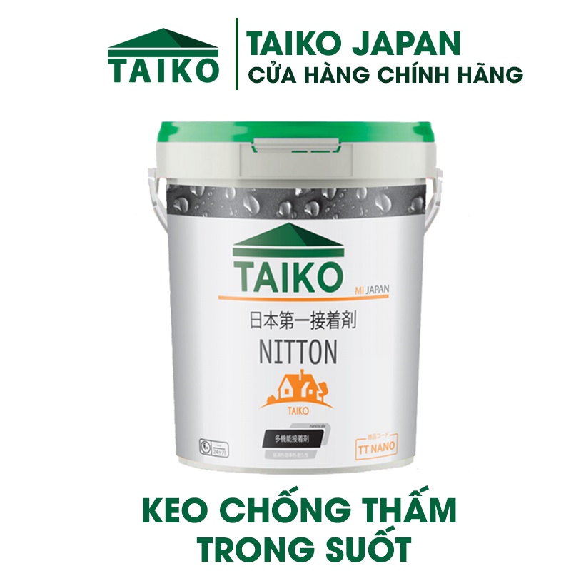 Keo chống thấm TAIKO trong suốt - Chống thấm nền gạch, nhà vệ sinh, gỗ công nghiệp