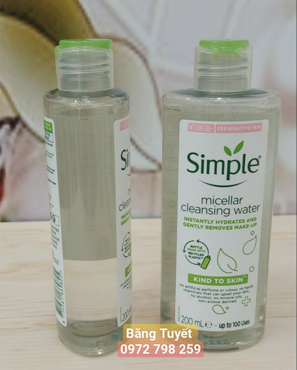 Nước tẩy trang SIMPLE 200ml