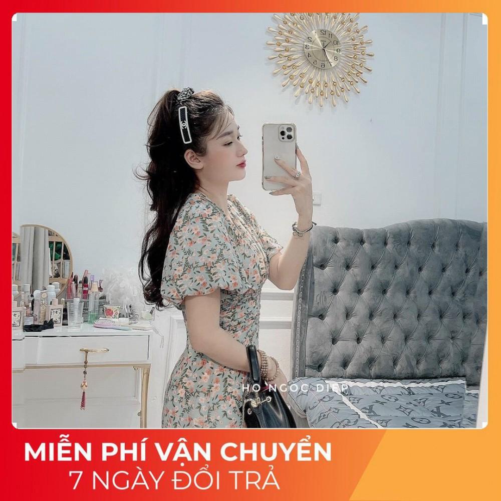 Váy Hoa Nhí Dự Đám Cưới NYC Đây Rồi , Hàng may kỹ 2 lớp , Vải voan Hoa loại 1 luôn ạ