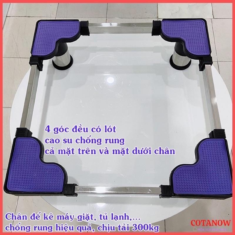 Chân đế tủ lạnh chân kê máy giặt chống rung tốt cao cấp chịu tải 300kg