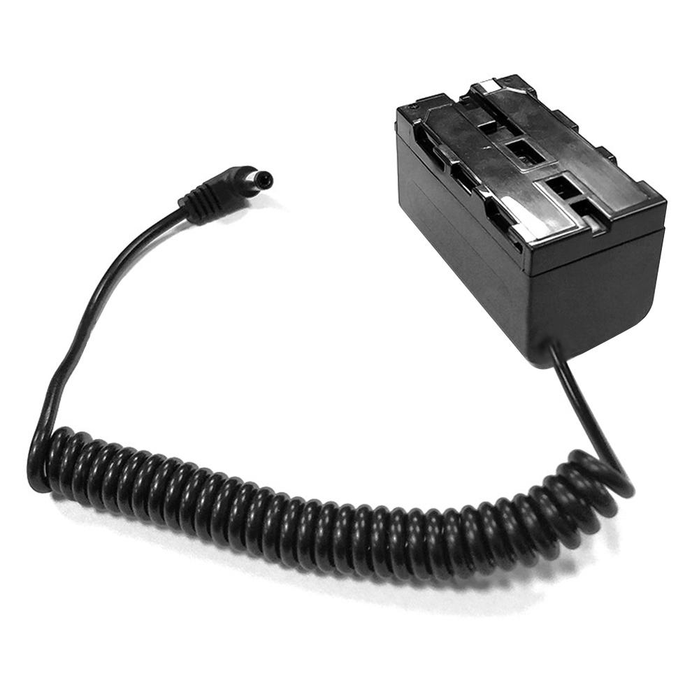Bộ ghép nối NP-F750 DC cáp lò xo thay thế Pin cho màn hình nguồn điện bên ngoài