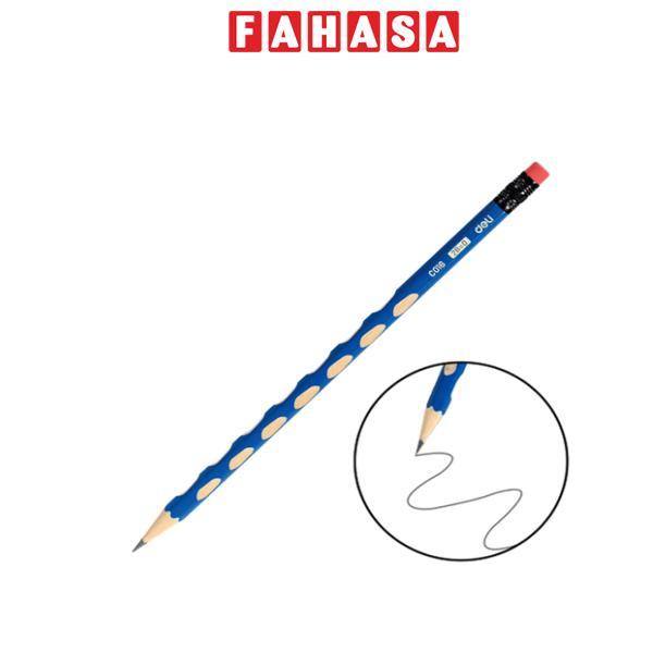 Bút Chì Lục Giác 2B - Deli EC016-2B - Màu Xanh