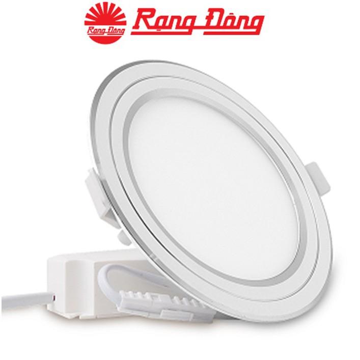 Đèn LED Panel tròn đổi màu 90/7W Rạng Đông PT05 ĐM 90/7W (Viền vàng/ Viền bạc)