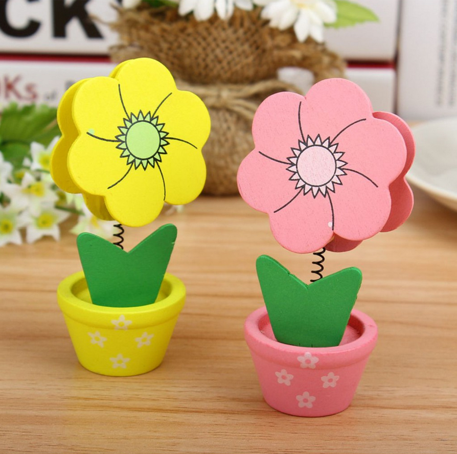 Kẹp giấy văn phòng cho bé chất liệu bằng gỗ an toàn thân thiện - Giao màu ngẫu nhiên