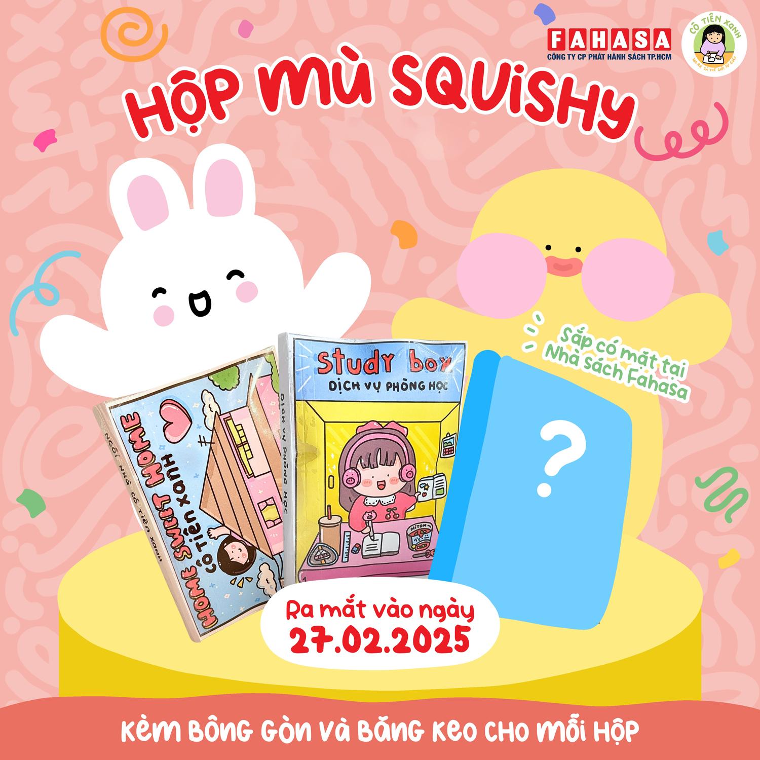 Hộp Mù Tranh Tương Tác Squishy Cô Tiên Xanh (Sản Phẩm Bên Trong Là Ngẫu Nhiên)