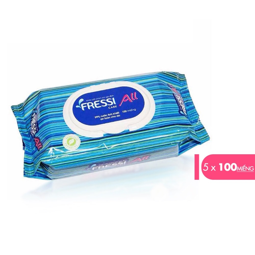 Combo 5 Khăn ướt Fressi Care All 100 tờ