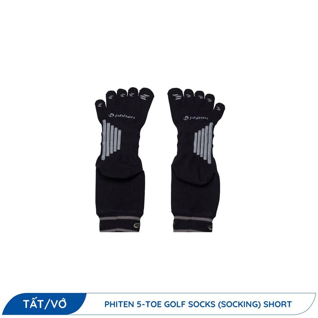 Vớ Tất Thể Thao Xỏ Ngón Phiten 5-Toe Golf Socks Short - AL9363373/AL936473