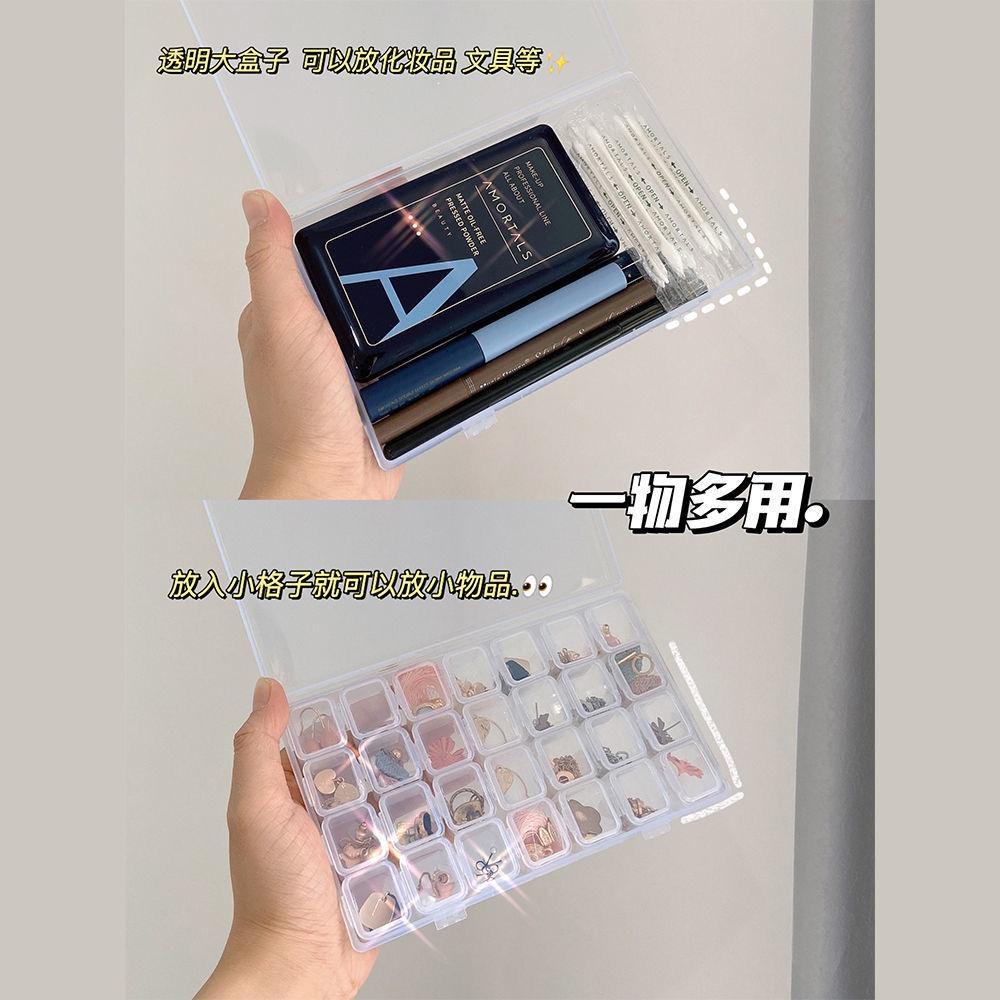 Hộp Đựng Khuyên Tai/Kẹp Tai/Vòng cổ Trong Suốt Chống Oxy Hóa