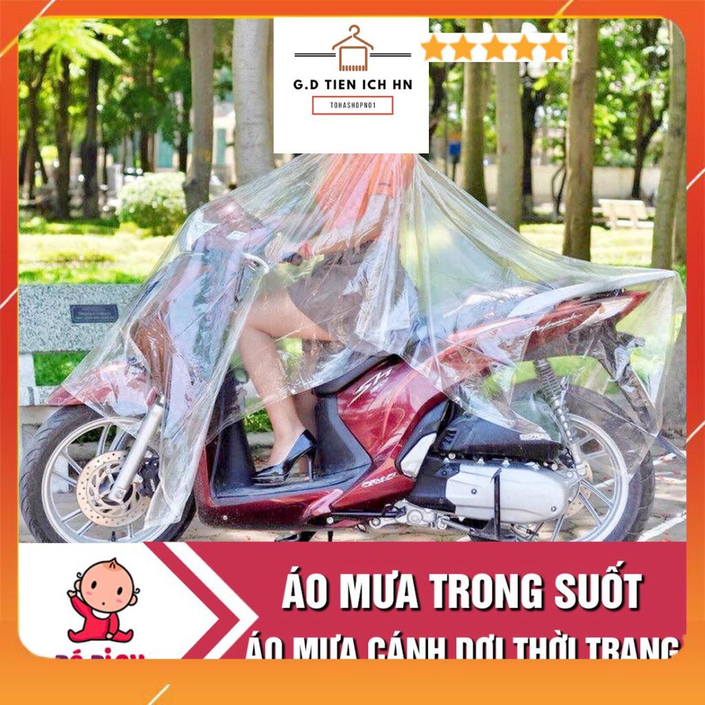 Áo mưa trong suốt loại dày (1 và 2 đầu) loại To