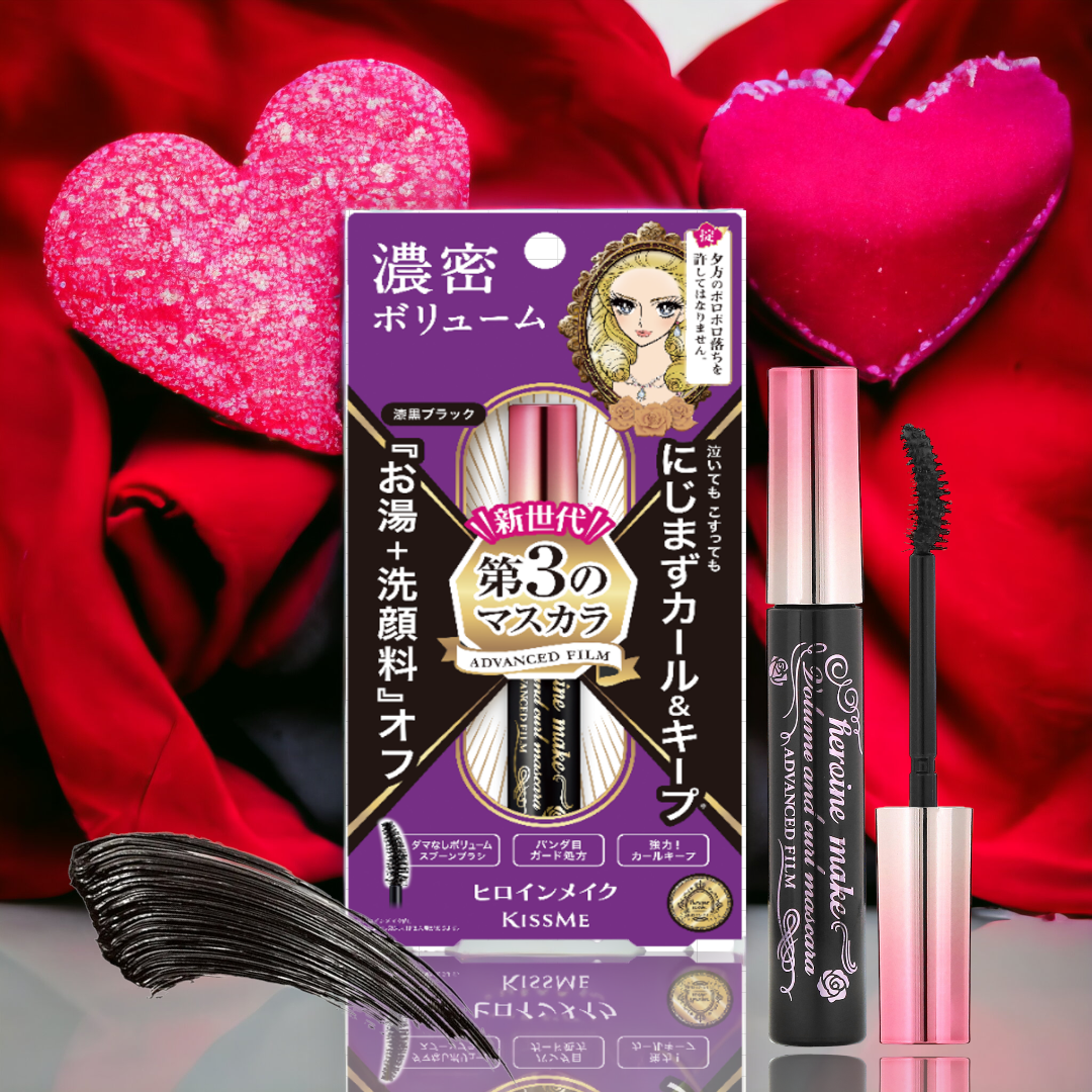 Mascara Không Trôi Giúp Giữ Nếp Cong Và Làm Dày Rậm Mi Kissme Heroine Make Dạng Màng Flim Nâng Cao (6G)