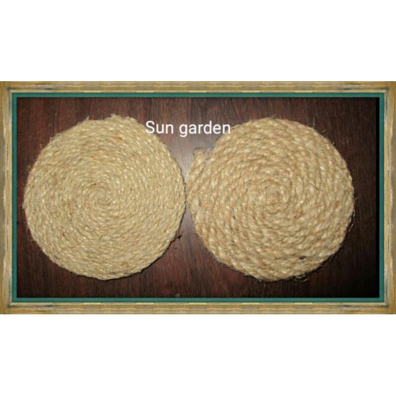 ĐẾ LÓT LY CỐC VẬT TRANG TRÍ DÂY THỪNG ĐAI VINTAGE