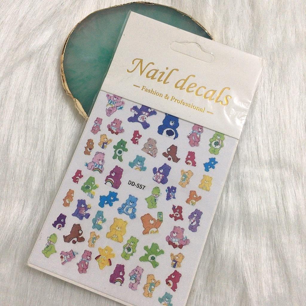 Nail art sticker, sticker dán móng, phụ kiện trang trí móng