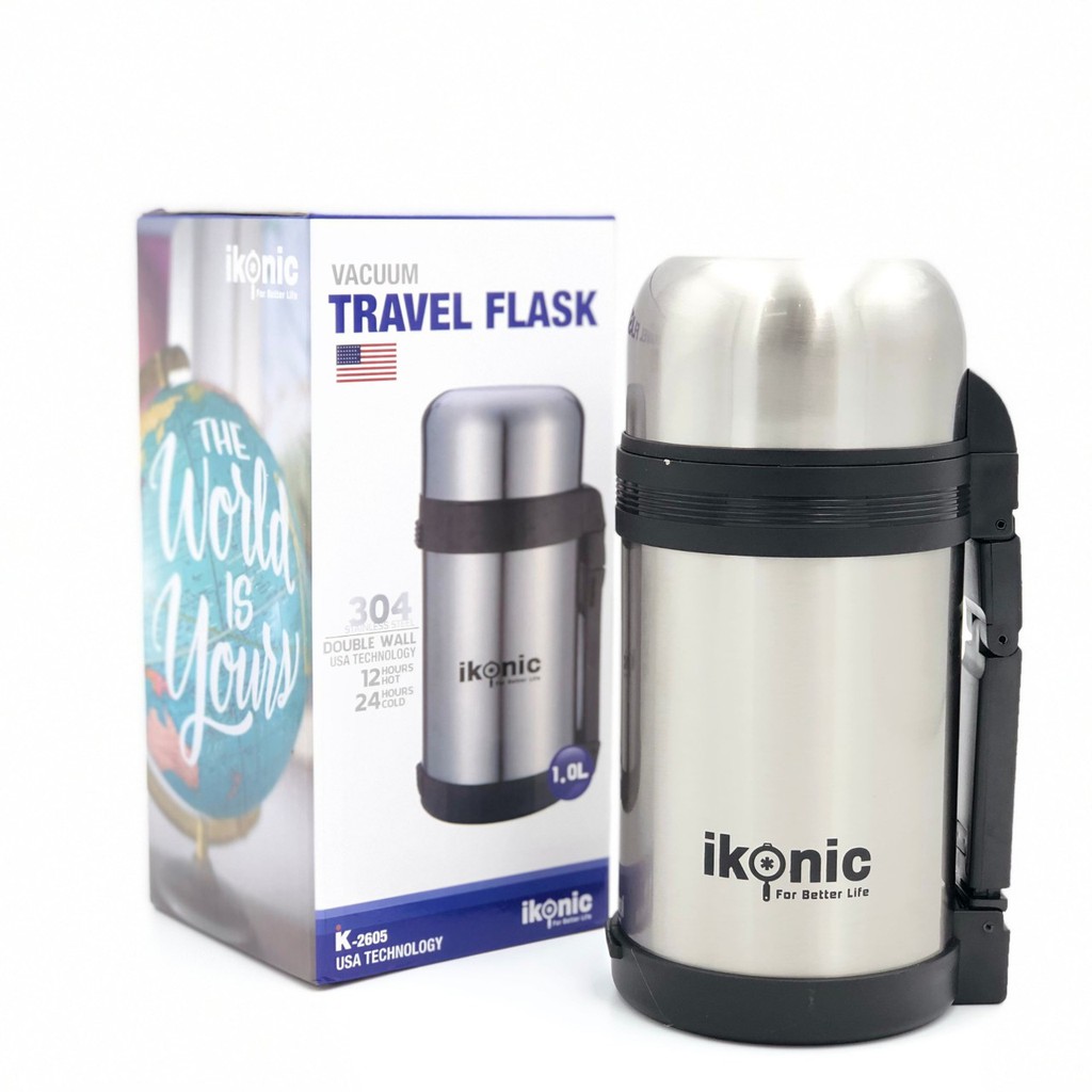 BÌNH GIỮ NHIỆT ĐỰNG THỨC ĂN IKONIC IK-2605 1L